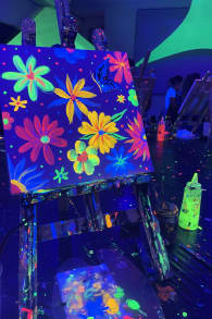Photo 13 from Neon Brush: Sip and Paint Workshop at Pintxos.Bar!