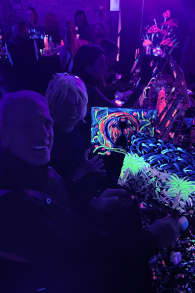 Photo 3 from Neon Brush: Sip and Paint Workshop in the Dark