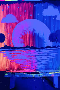 Photo 0 from Neon Brush: A Glow-in-the-Dark Painting Experience