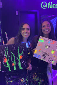 Photo 10 from Neon Brush: Sip and Paint Workshop at Pintxos.Bar!