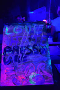 Photo 7 from Neon Brush: A Glow-in-the-Dark Painting Experience
