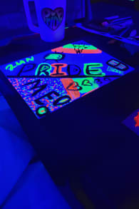Photo 8 from Neon Brush: A Glow-in-the-Dark Painting Experience