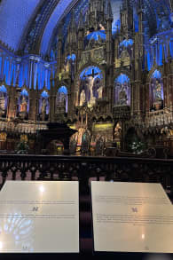 Photo 3 from Combined Offer: Sightseeing Visit + The AURA Experience at the Notre-Dame Basilica of Montreal
