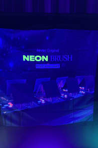 Photo 1 from Neon Brush: A Glow-in-the-Dark Painting Experience