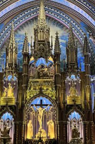 Photo 0 from Combined Offer: Sightseeing Visit + The AURA Experience at the Notre-Dame Basilica of Montreal