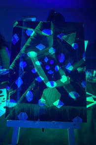 Photo 0 from Neon Brush: A Glow-in-the-Dark Painting Experience
