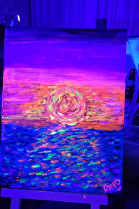 Photo 1 from Neon Brush: A Glow-in-the-Dark Painting Experience