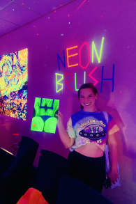 Photo 1 from Neon Brush: A Glow-in-the-Dark Painting Experience