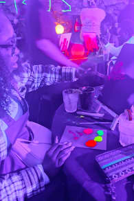 Photo 0 from Neon Brush: A Glow-in-the-Dark Painting Experience