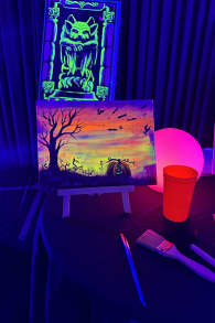 Photo 4 from Neon Brush: A Glow-in-the-Dark Painting Experience
