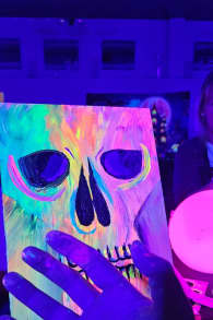 Photo 7 from Neon Brush: A Glow-in-the-Dark Painting Experience