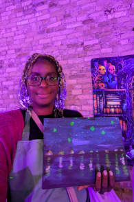 Photo 4 from Neon Brush: A Glow-in-the-Dark Painting Experience