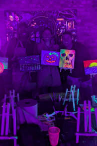Photo 2 from Neon Brush: A Glow-in-the-Dark Painting Experience