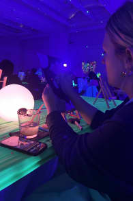 Photo 2 from Neon Brush: A Glow-in-the-Dark Painting Experience