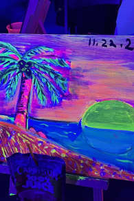 Photo 12 from Neon Brush: A Glow-in-the-Dark Painting Experience
