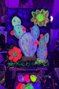 Photo 3 from Neon Brush: A Glow-in-the-Dark Painting Experience