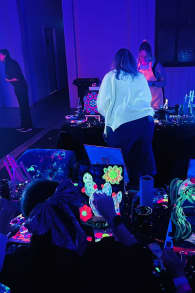 Photo 4 from Neon Brush: A Glow-in-the-Dark Painting Experience