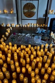 Photo 1 from Mindful Glow: Candlelit Sound Bath Meditation
