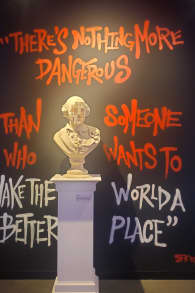 Photo 4 from The Art of Banksy: "Without Limits" Exhibition