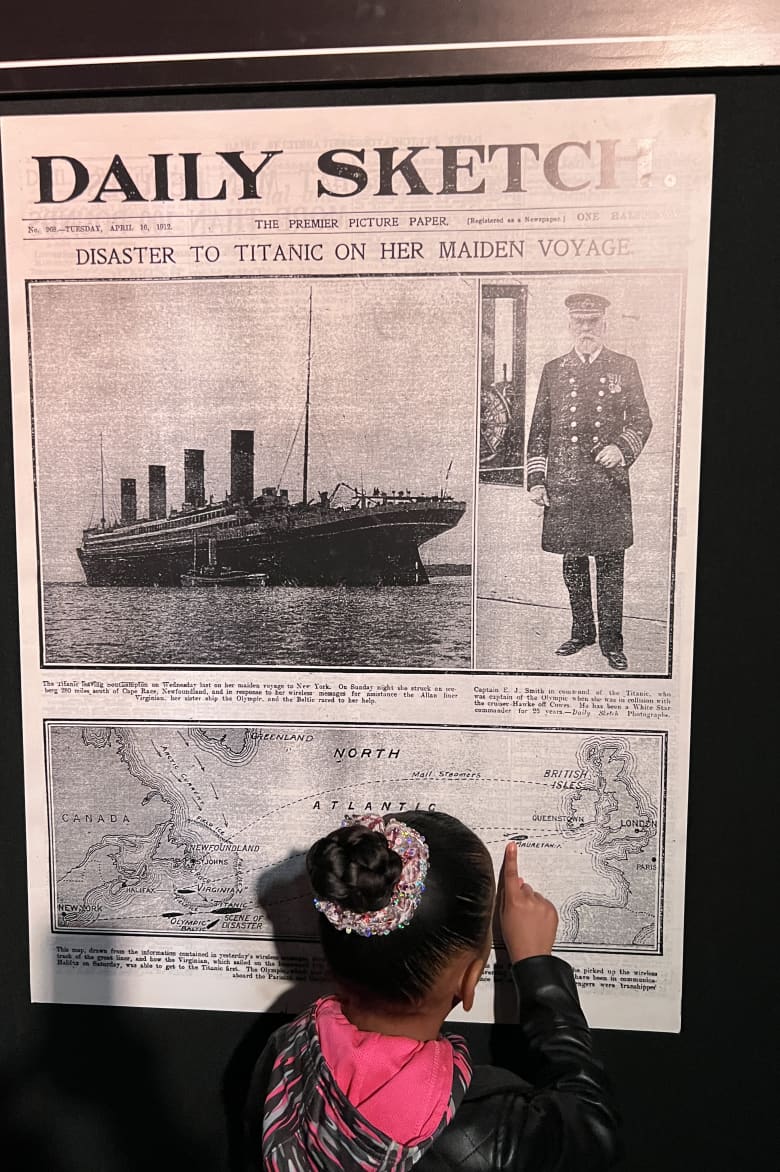 TITANIC The Exhibition ポスター額入り Titanic the Exhibition