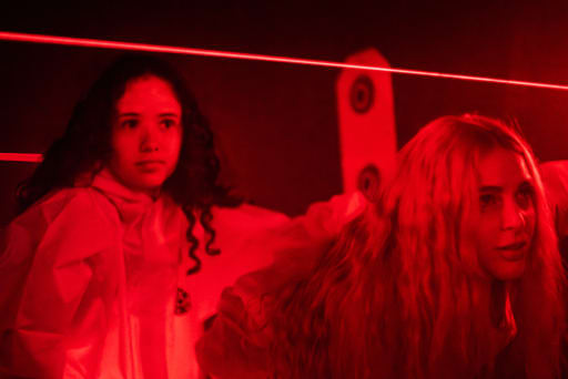 Puzzle-Solving & Laser Dodging