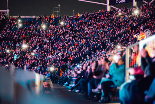Stadium-scale experience