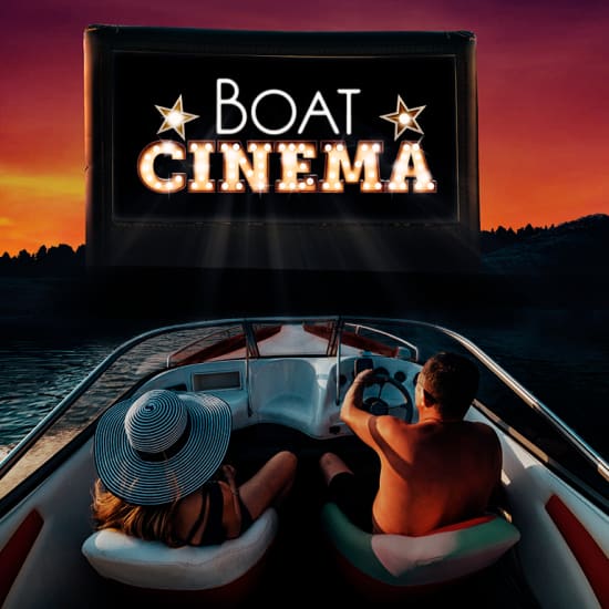 Boat Cinema: Watch a Movie on an Electric Mini Boat!