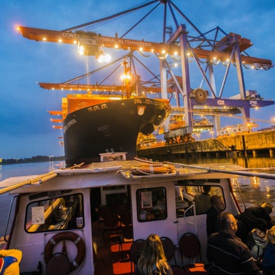Hamburger Hafen: 90-minütige Lichterfahrt auf Deutsch