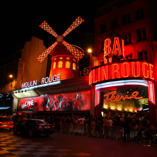 Féerie : Spectacle du Moulin Rouge avec transferts