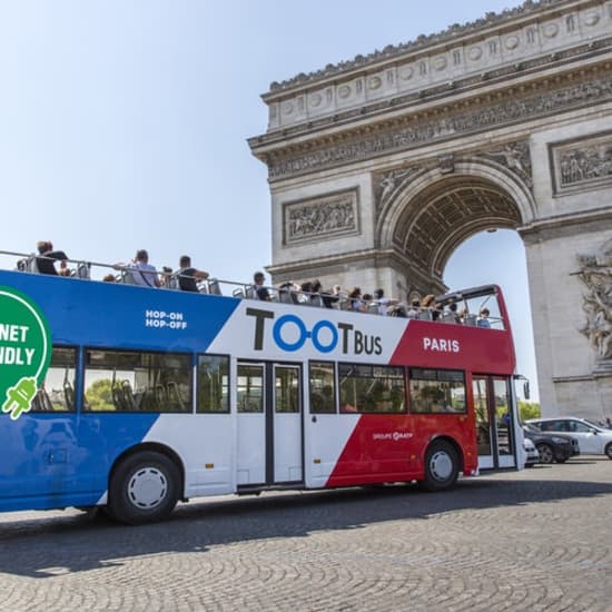 Visite de Paris Hop-on Hop-off en bus électrique Tootbus