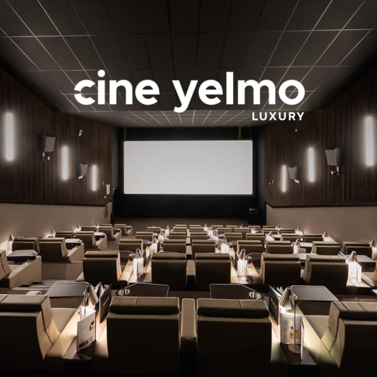 Cine Yelmo Luxury: 2 entradas + Menú Doble