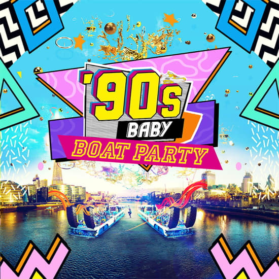90s Baby Boat Party - London