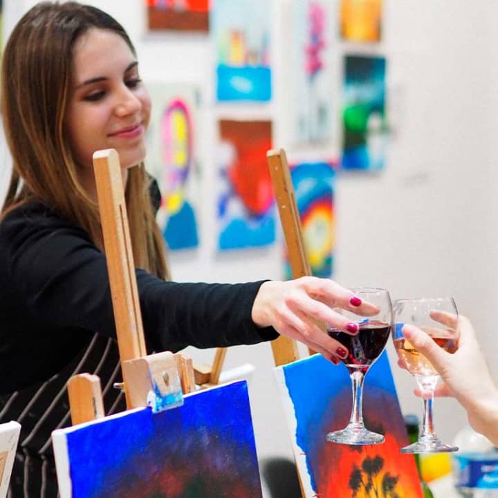 Art&Wine: pinta un cuadro con una copa de vino