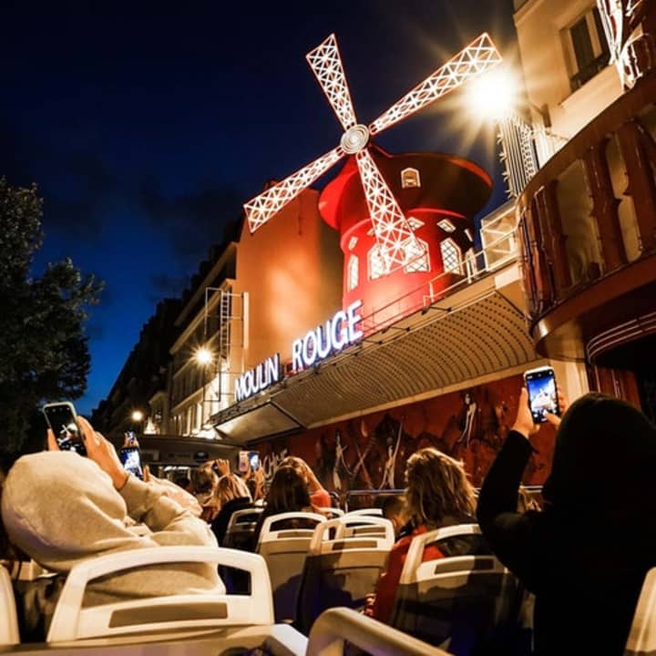 Paris La Nuit : Visite en bus touristique Tootbus sans arrêt