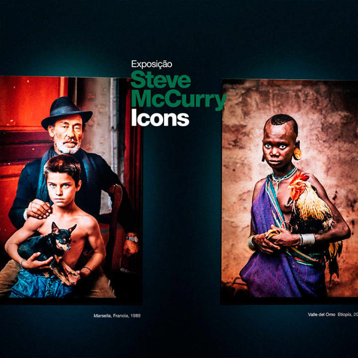 Steve McCurry. ICONS: A Exposição Internacional