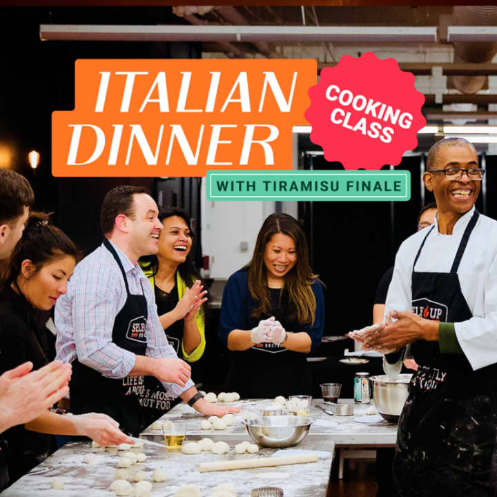 Italian Dinner with Tiramisu Finale Cooking Class in NYC