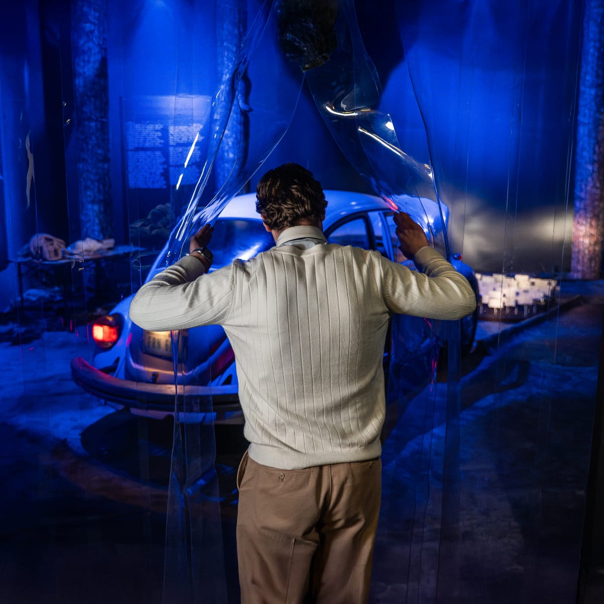 Stand in the actual crime scenes