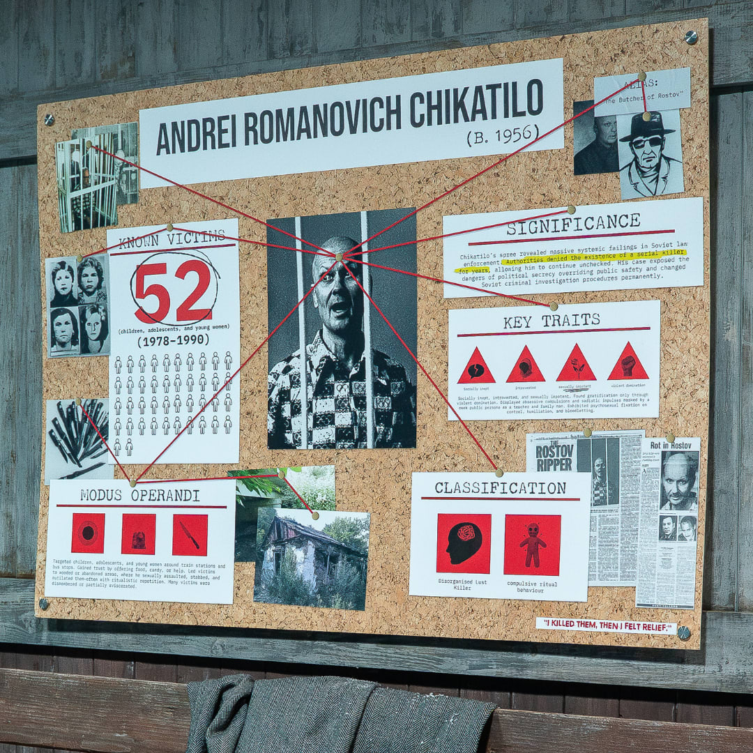 Delve into serial killer minds