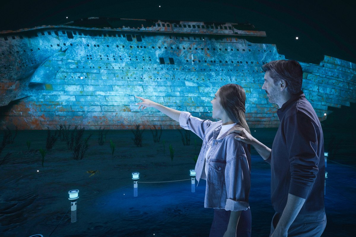 Visita los restos del Titanic